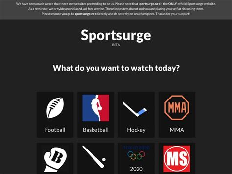 sportsurge net live streaming tv